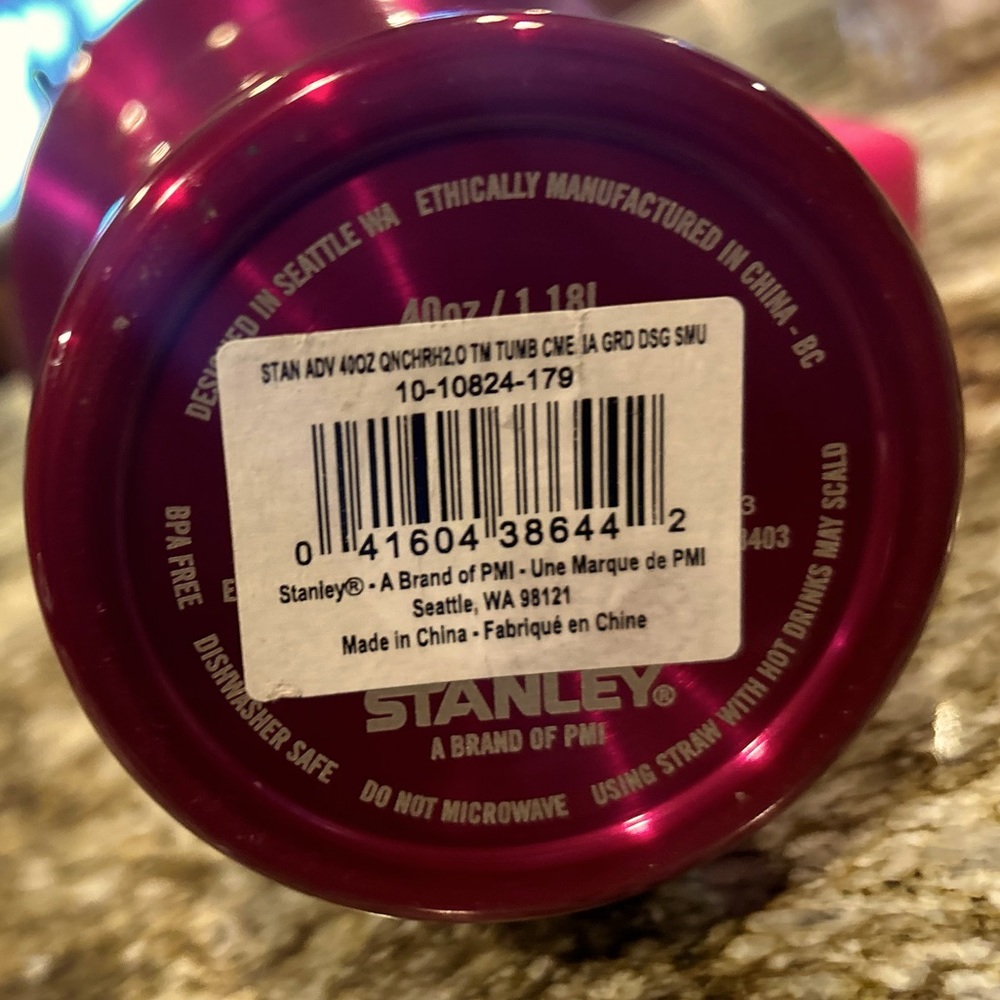 dark pink ombré stanley